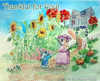 thank you watercolor ecards